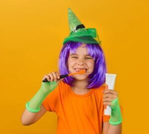 halloween clean toothbrushing kent dentist