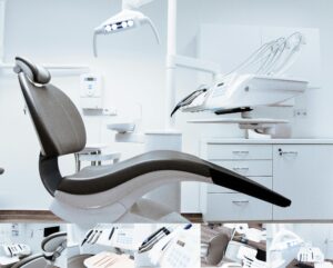 Dental anxiety view of dental chair
